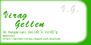 virag gellen business card